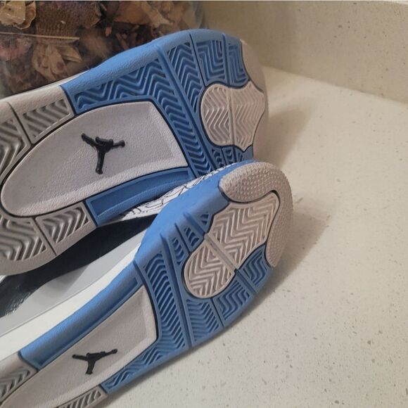 Jordan dub zero blue white and black Gs Kids Sz 13.5 C - Picture 5 of 7